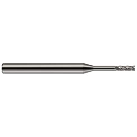 Miniature End Mill - 2 Flute - Square, 0.0250, Neck Length: 0.1380